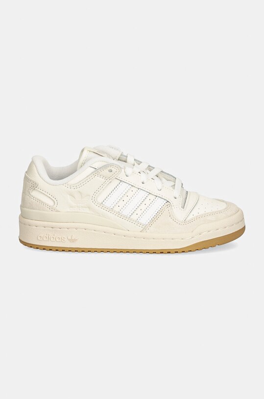 Dječje kožne tenisice adidas Originals FORUM LOW CL ID6861 bež AW24