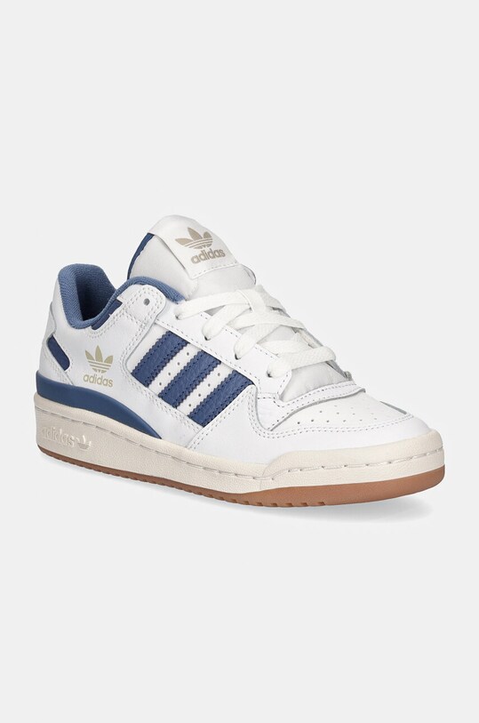adidas Originals sneakersy skórzane dziecięce FORUM LOW CL niska biały IH0224