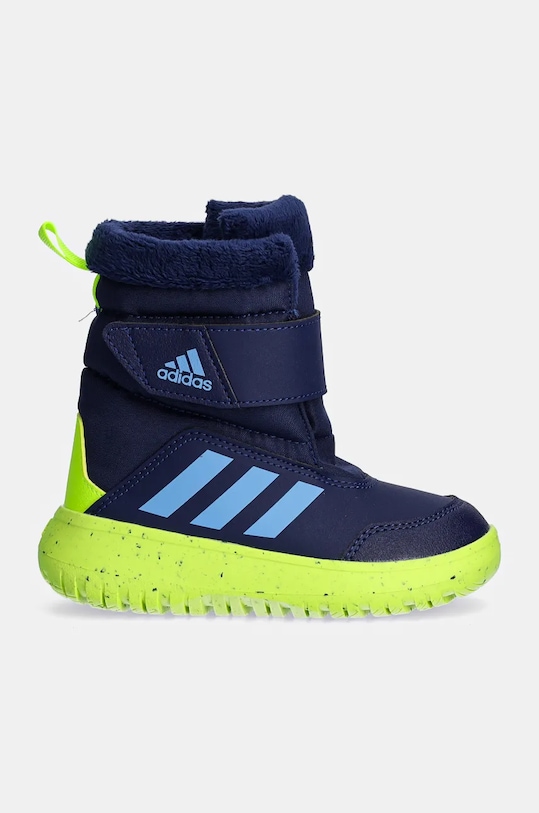 Dětské sněhule adidas Winterplay IF1713 námořnická modř AW24