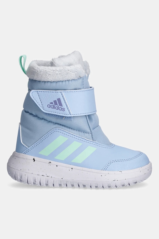 Дитячі замшеві кросівки adidas Winterplay IF1714 блакитний AW24