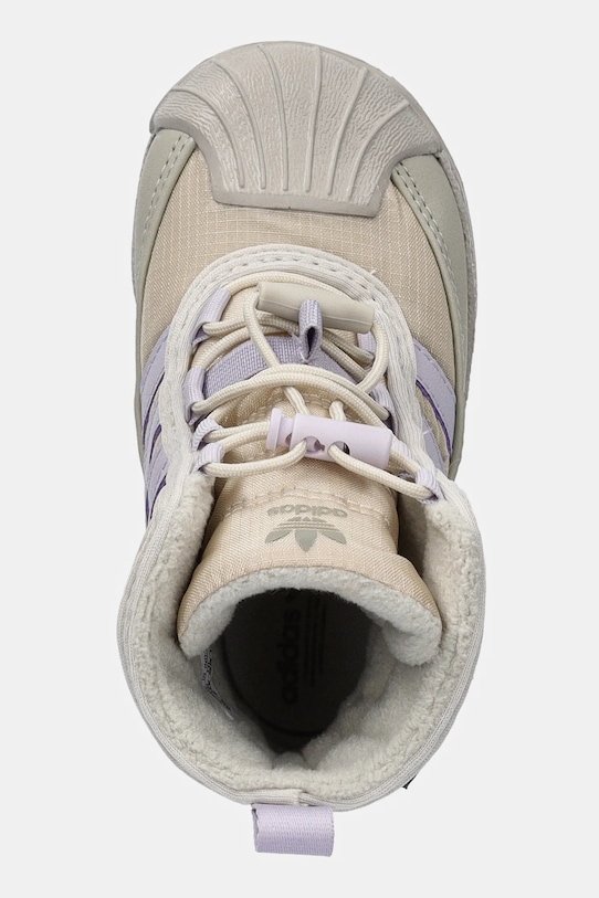 adidas Originals cizme de iarna pentru copii SUPERSTAR 360 BOOT 2.0 bej ID4048