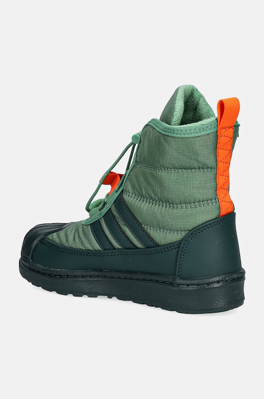 Κοριτσίστικα Παιδικές μπότες χιονιού adidas Originals SUPERSTAR 360 BOOT 2.0 C ID4052 πράσινο