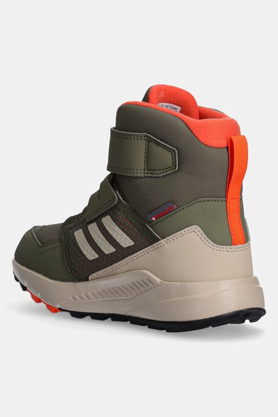 Chłopiec adidas TERREX buty dziecięce TERREX TRAILMAKER HIGH C.RDY ID1144 zielony