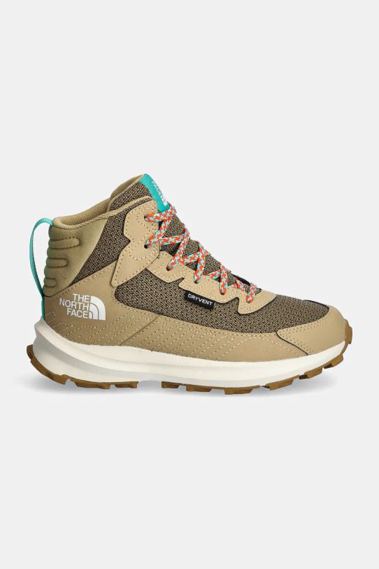 The North Face buty dziecięce FASTPACK HIKER MID WP NF0A7W5VV7O1 beżowy AW24