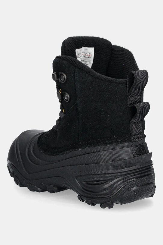 Chlapec Detské semišové topánky The North Face CHILKAT V LACE WP NF0A7W5YKX71 čierna