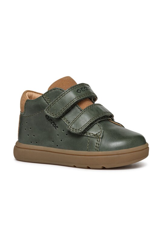 Geox incaltaminte din piele pentru copii BIGLIA verde B044DD.0CL22.18.26
