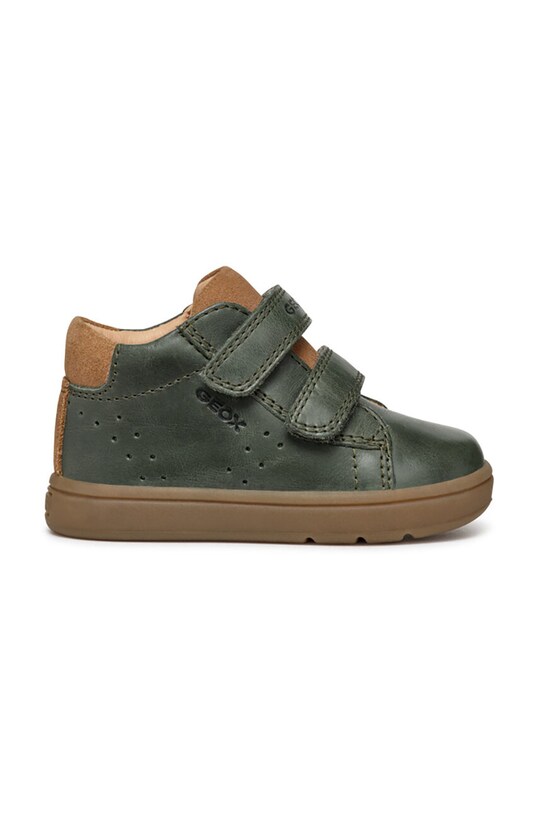 Geox incaltaminte din piele pentru copii BIGLIA B044DD.0CL22.18.26 verde AW24