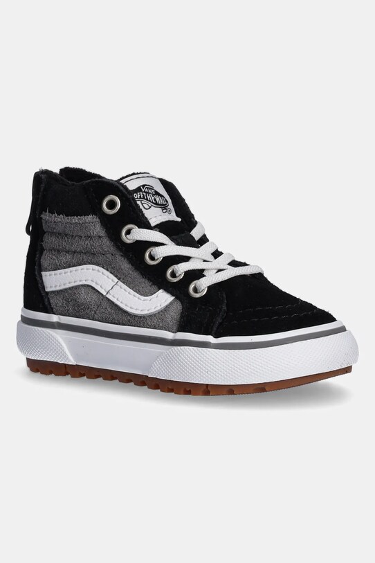Vans tenisi de piele pentru copii MTE SK8-Hi Zip piele întoarsă gri VN000D0MN421