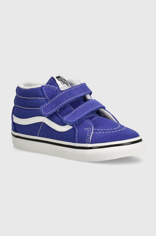 Dětské tenisky Vans SK8-Mid Reissue semišová kůže modrá VN000D0PCG41