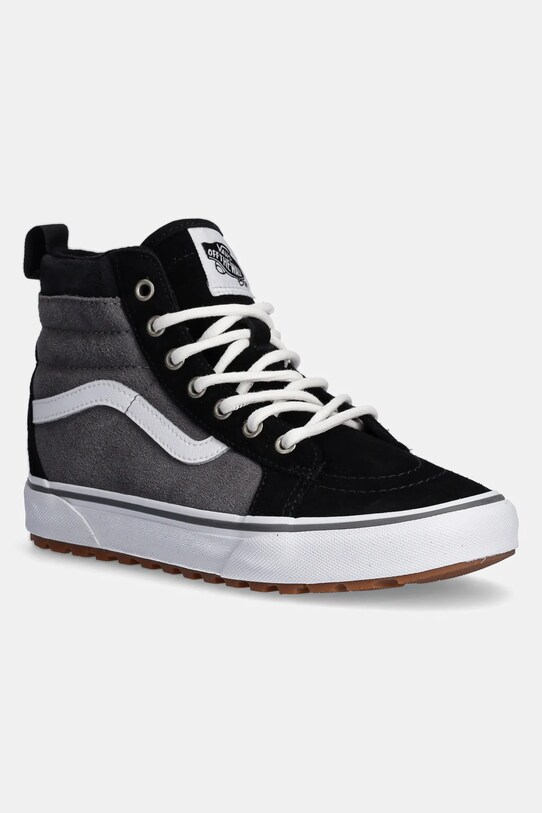 Vans tenisi de piele pentru copii MTE SK8-Hi piele întoarsă gri VN000D2UN421