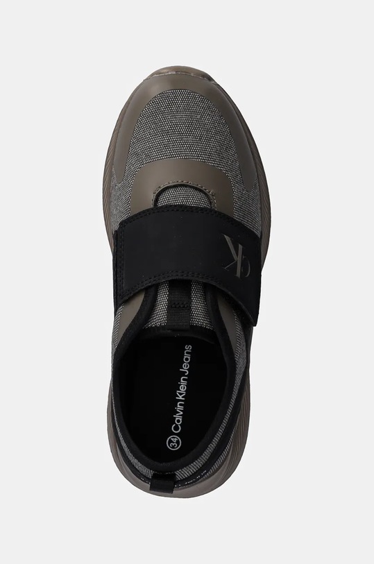 Calvin Klein Jeans sneakersy dziecięce brązowy V1X9.81070.30.34