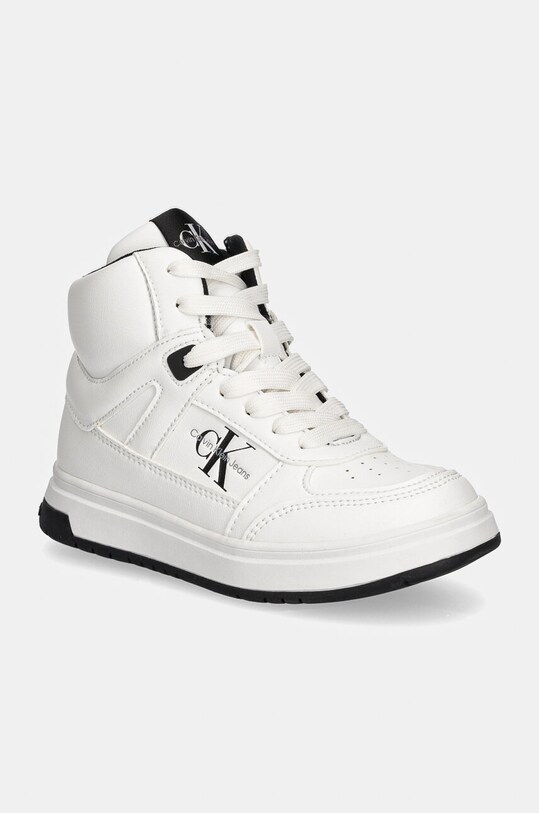 Calvin Klein Jeans sneakers textil alb V3X9.81063.30.34