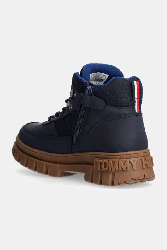 Chłopiec Tommy Hilfiger buty zimowe dziecięce T3X5.33707.30.34 granatowy