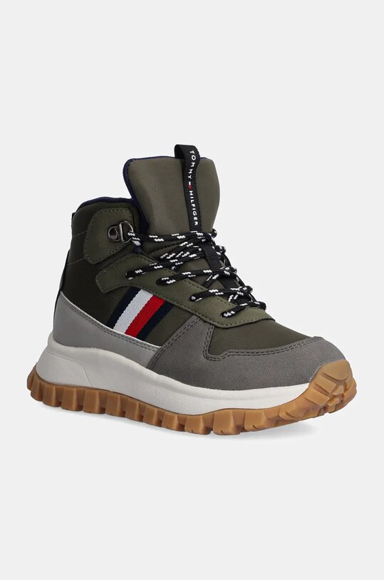 Tommy Hilfiger incaltaminte de iarna cu snur verde T3B9.33680.30.34