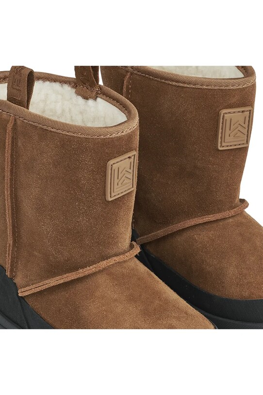 Хлопчик Дитячі замшеві чоботи Liewood Mattie Suede Boot LW19227 коричневий
