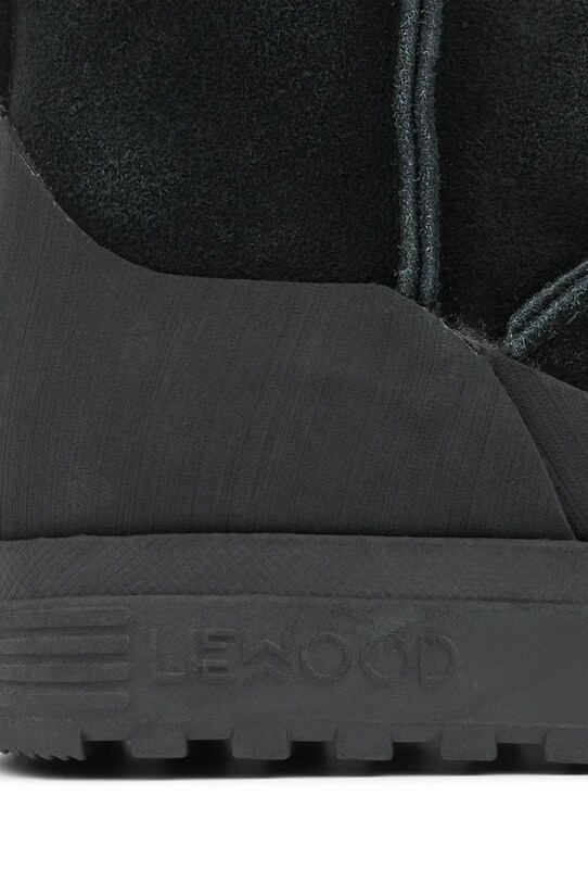 Мальчик Детские замшевые сапоги Liewood Mattie Suede Boot LW19227 чёрный