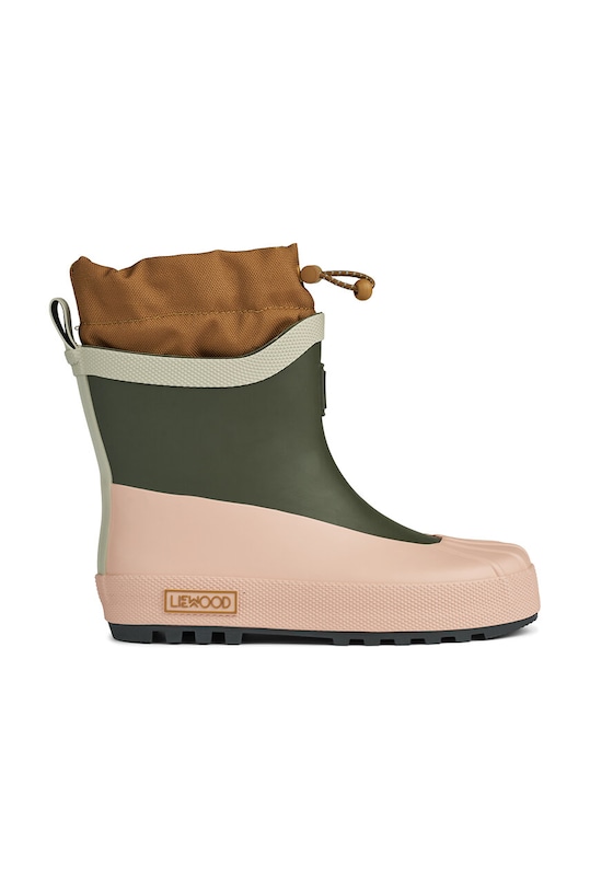 Liewood kalosze dziecięce Isaac Technical Rainboot zielony LW19230