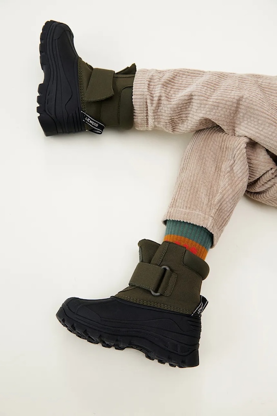 Dětské zimní boty Liewood Becca Boot textilní zelená LW19231