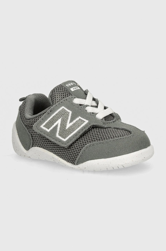 Dětské sneakers boty New Balance NEW-B FIRST textilní šedá NW1STGR
