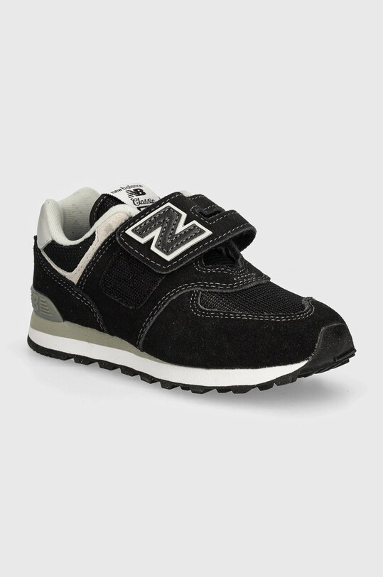 New Balance sneakersy dziecięce 574 tekstylny czarny PV574EVB