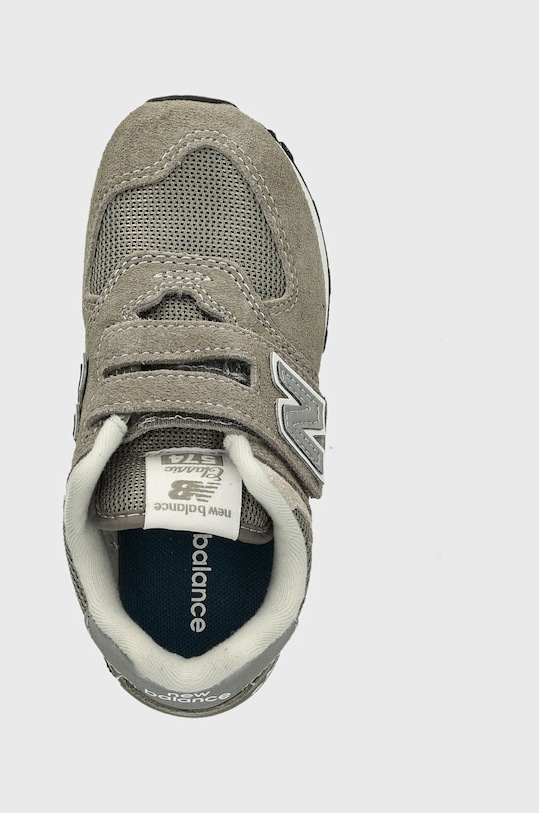 Detské tenisky New Balance 574 sivá PV574EVG