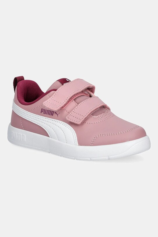 Puma sneakersy dziecięce Courtflex V3 imitacja skóry licowej różowy 397642