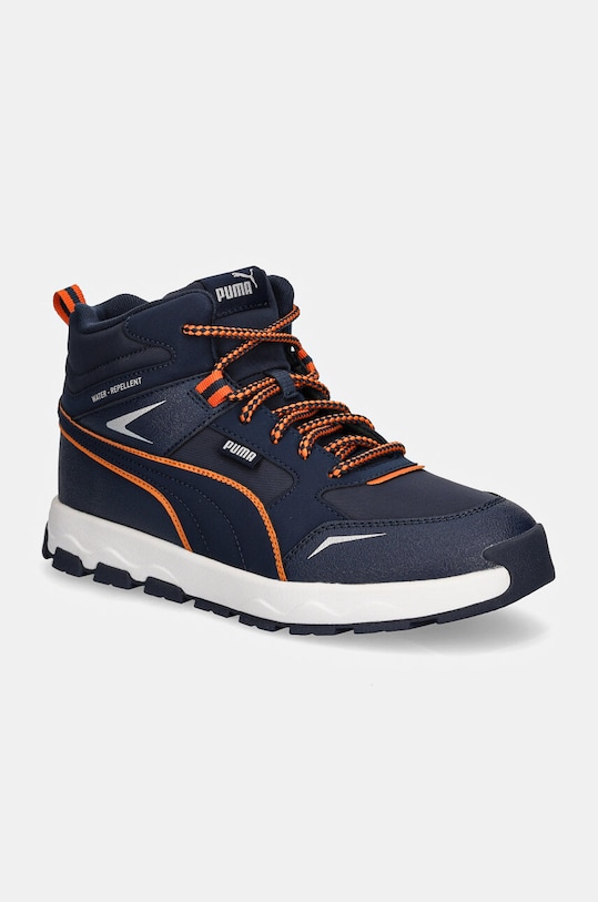Дитячі черевики Puma Evolve Trail Club без утеплення темно-синій 397644