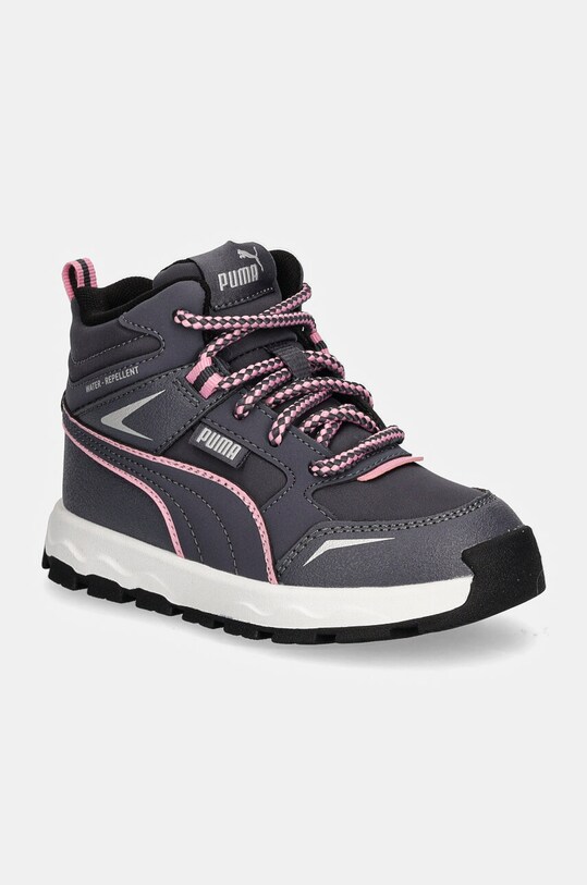 Puma pantofi copii Evolve Trail sintetic gri 397645