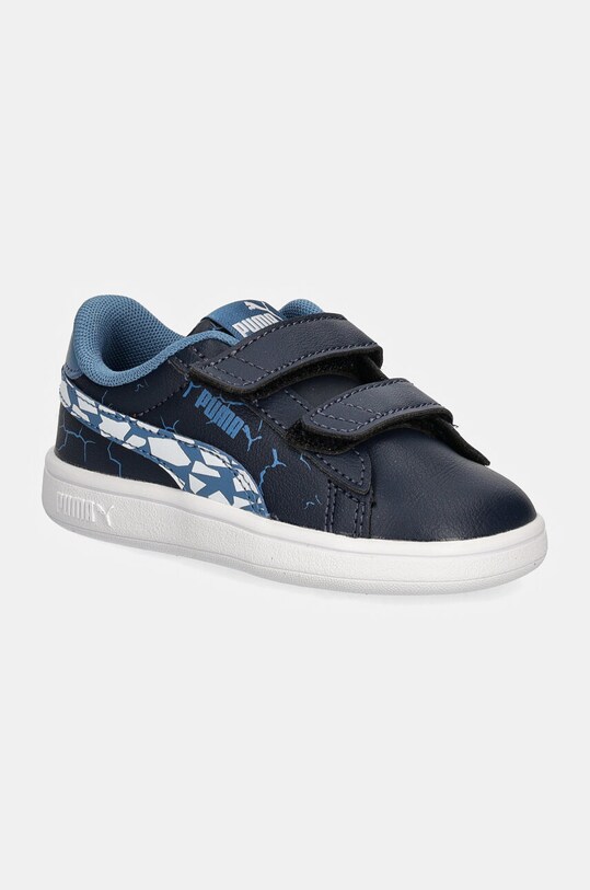 Puma sneakers pentru copii Smash 3.0 L Icy Monster mic de statură bleumarin 397990