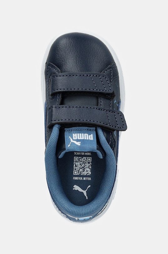 Детские кроссовки Puma Smash 3.0 L Icy Monster тёмно-синий 397990
