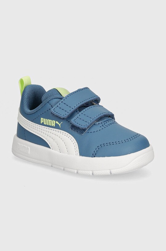 Дитячі кросівки Puma Courtflex V3 V імітація лицьової шкіри блакитний 310252