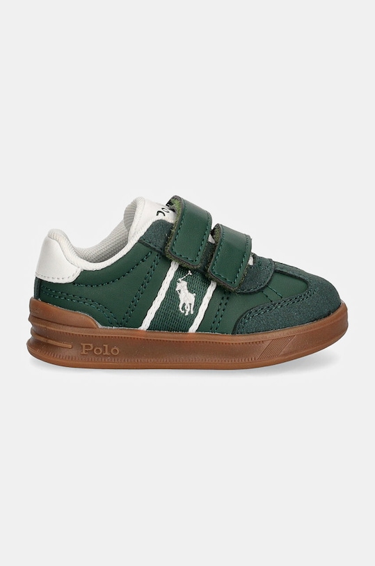 Παιδικά αθλητικά παπούτσια Polo Ralph Lauren HERITAGE COURT III EZ T-TOE RL00503301 πράσινο AW24