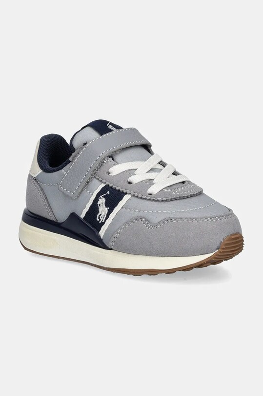 Detské tenisky Polo Ralph Lauren TRAIN 89 SPORT PS imitácia kože sivá RL00631030