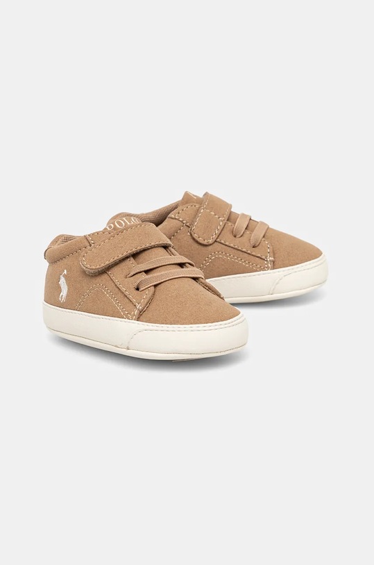 Băieți Polo Ralph Lauren adidași pentru bebeluși THERON V PS LAYETTE RL00992270 bej
