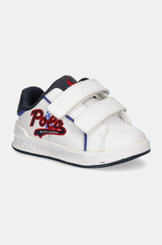 Polo Ralph Lauren sneakers pentru copii HERITAGE COURT III GRAPHIC EZ Produs pentru bebe alb RL01163100