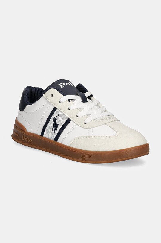 Детские кроссовки Polo Ralph Lauren HERITAGE COURT III T-TOE имитация замша белый RL01253100