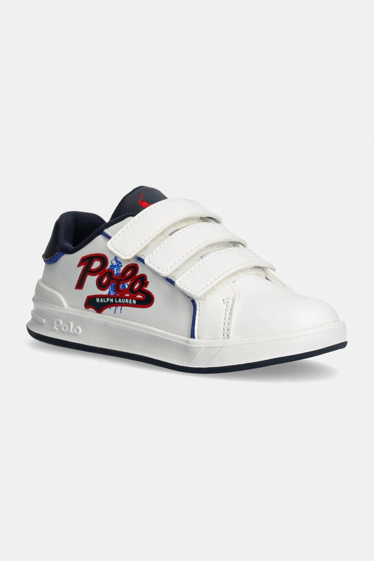 Dječje tenisice Polo Ralph Lauren HERITAGE COURT III GRAPHIC EZ niska bijela RL01259100