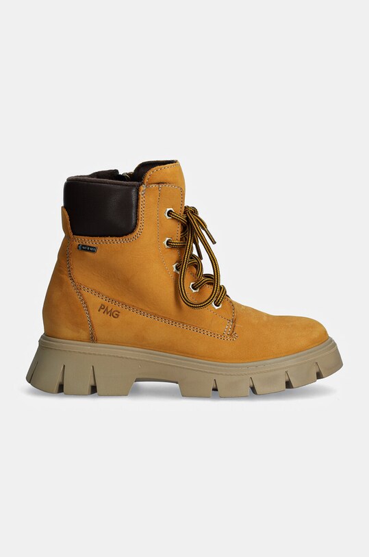 Детские зимние ботинки из нубука Primigi 6877200.31.35 жёлтый AW24