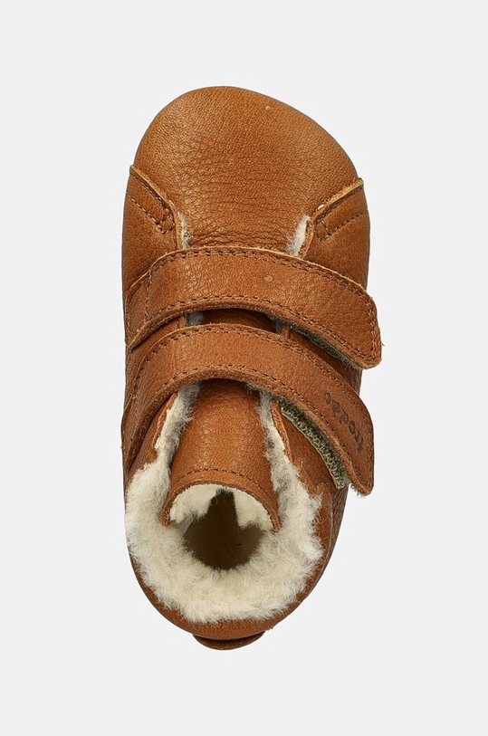 Kožne cipele za bebe Froddo PREWALKERS FURRY smeđa G1130013.19.21