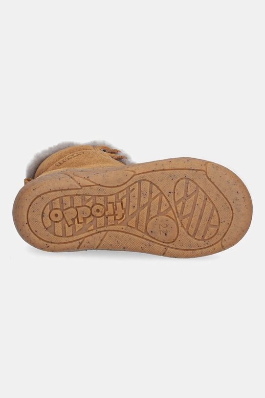 Detské zimné semišové topánky Froddo MINNI SUEDE LACES G2110140.20.24 hnedá