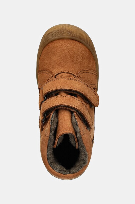 Detská nubuková zimná obuv Froddo OLLIE WOOL TEX hnedá G2110138.25.28