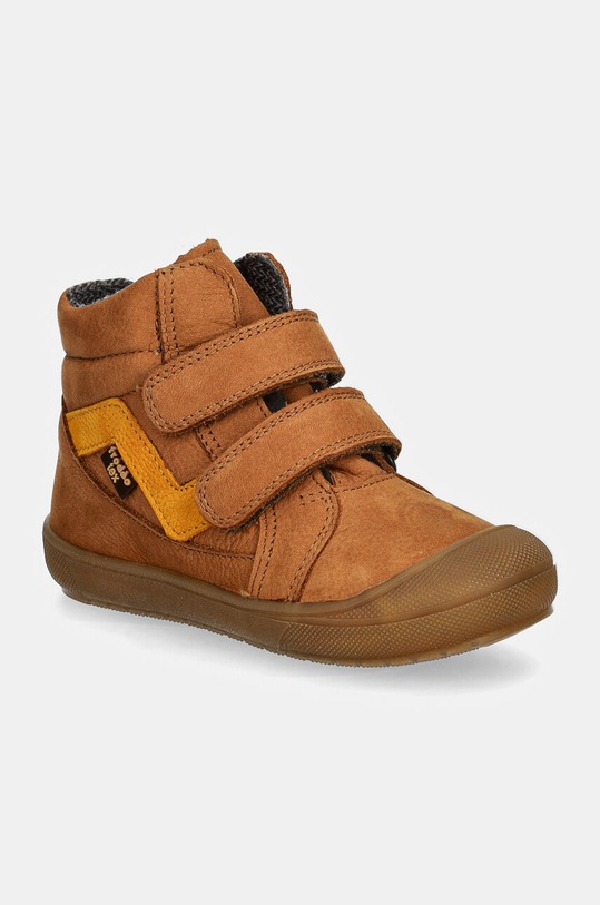 Dětské nubukové polobotky Froddo OLLIE TEX hnědá G2110139.25.28