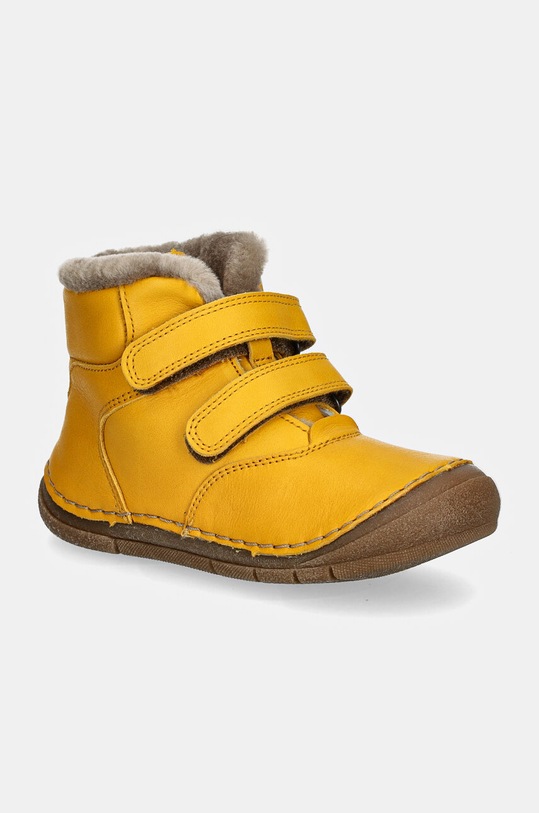 Froddo buty zimowe skórzane PAIX UP WINTER ocieplane żółty G2110143.25.28