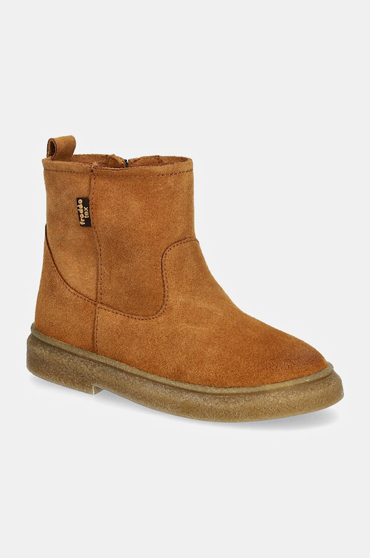 Froddo buty zimowe zamszowe dziecięce WRENY WOOL TEX ocieplane brązowy G2160081.25.30