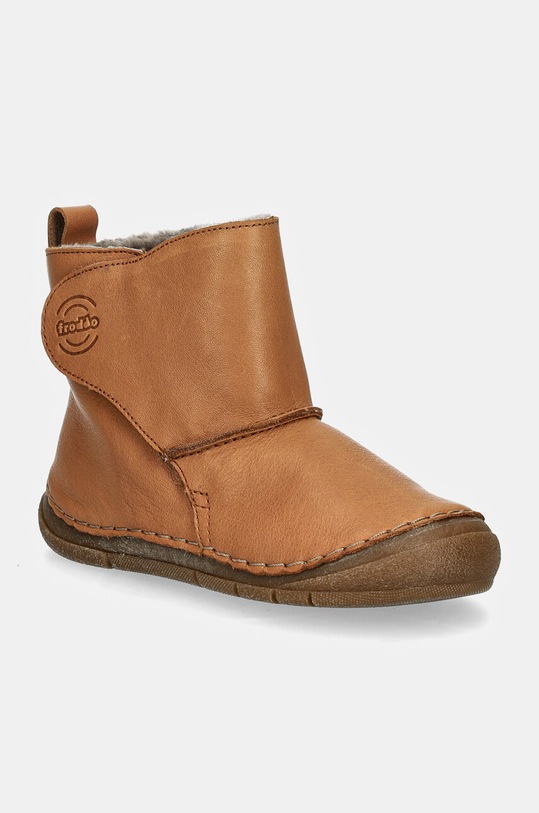 Froddo buty zimowe skórzane dziecięce PAIX UP WINTER BOOTS ocieplane brązowy G2160082.25.30