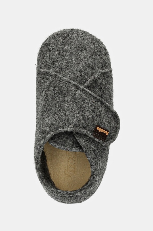Froddo kapcie dziecięce PREWALKERS WOOLY szary G1170002