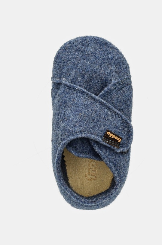 Froddo kapcie dziecięce PREWALKERS WOOLY niebieski G1170002