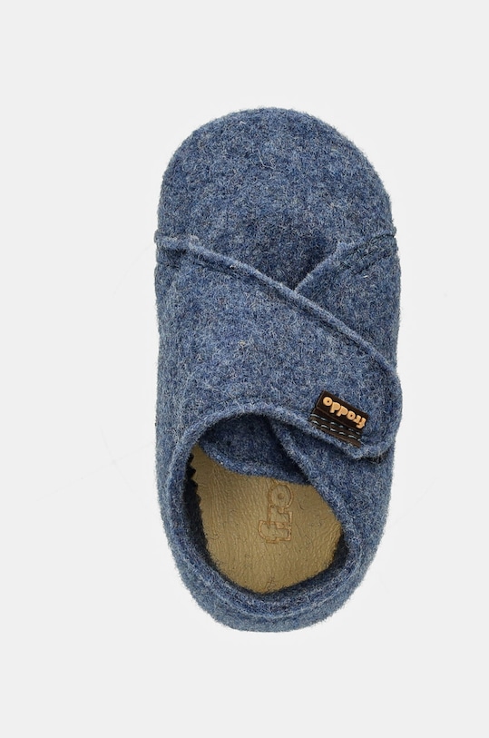 Detské papuče Froddo PREWALKERS WOOLY modrá G1170002
