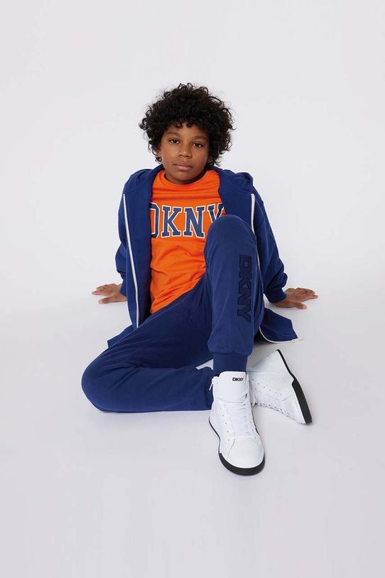 Dkny sneakersy skórzane dziecięce D60904.36.39