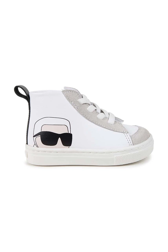 Кожаные кроссовки для малышей Karl Lagerfeld Z30319.19.21 белый AW24